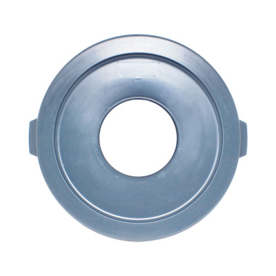 Thunder Group PLTC044GH Gray Round Plastic Trash Can Lid