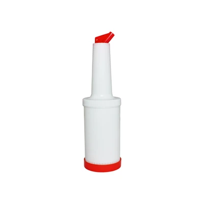 Thunder Group PLSNP01O 1 Qt. Orange Plastic Storer and Pour