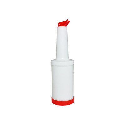 Thunder Group PLSNP01O 1 Qt. Orange Plastic Storer and Pour