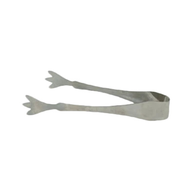 Thunder Group SLIT007 6.25" L Stainless Steel Ice Tongs