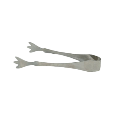 Thunder Group SLIT007 6.25" L Stainless Steel Ice Tongs