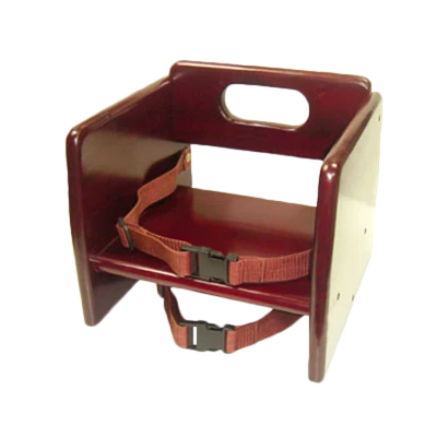 Thunder Group WDTHBS020 Wood Mahogany Finish Booster Seat