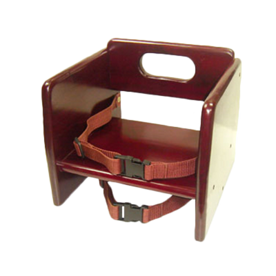 Thunder Group WDTHBS020 Wood Mahogany Finish Booster Seat