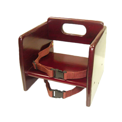 Thunder Group WDTHBS020 Wood Mahogany Finish Booster Seat