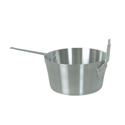 Thunder Group ALSF002 7 Qt. Aluminum Mirror Finish Fry Pot Fits Basket SLFB002