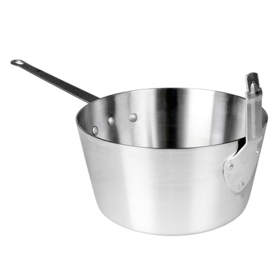 Thunder Group ALSF002 7 Qt. Aluminum Mirror Finish Fry Pot Fits Basket SLFB002