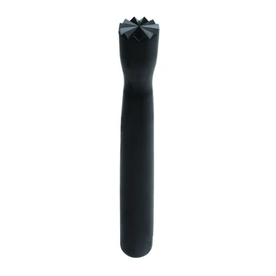 Thunder Group PLML008T 8" L Black Plastic Triangular Head Muddler