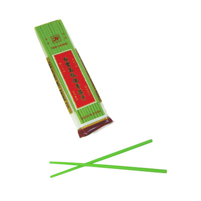 Thunder Group MLCS001G Green Melamine Grouped Sealed Chopstick