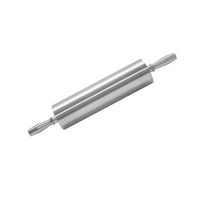 Thunder Group ALRNP013 13" L x 3.5" Dia. Silver Aluminum Rolling Pin