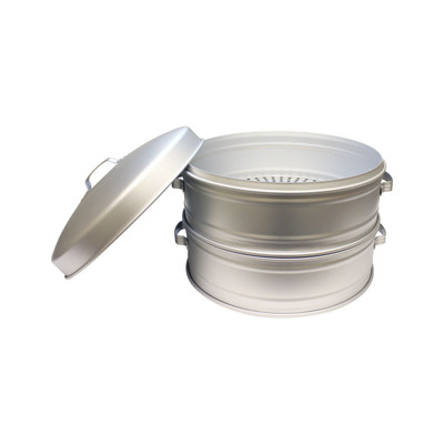 Thunder Group ALST016 26" Dia. x 22" H Aluminum without Bottom Steamer Set