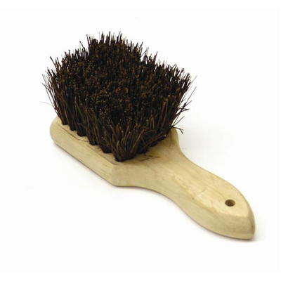 Thunder Group WDWB008 8" L Palmyra Bristles Wood Handles Wok Brush
