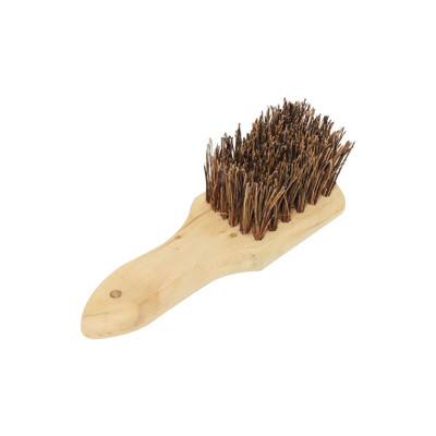 Thunder Group WDWB008 8" L Palmyra Bristles Wood Handles Wok Brush