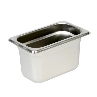 Thunder Group STPA2194 0.1 Size Stainless Steel Anti-Jam Steam Table Pan