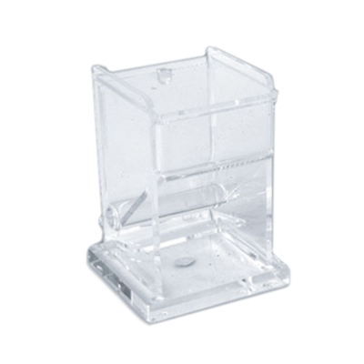 Thunder Group PLSD001 7.63" W Clear Acrylic Rectangle Stir Stick Dispenser