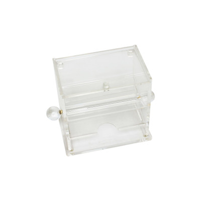 Thunder Group PLSD001 7.63" W Clear Acrylic Rectangle Stir Stick Dispenser