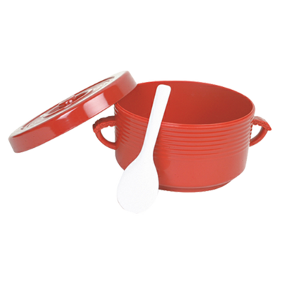 Thunder Group T-333 72 Oz. Melamine Rice Container with Handles