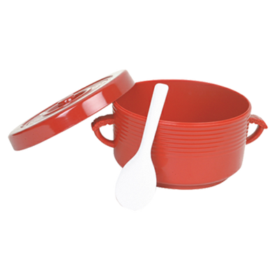 Thunder Group T-333 72 Oz. Melamine Rice Container with Handles