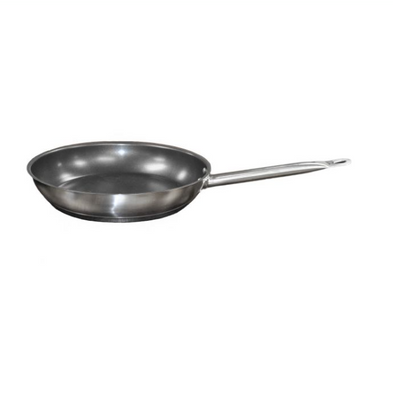 Thunder Group SLSFP4111 9.38&quot; H Stainless Steel Welded Hollow Handle Fry Pan