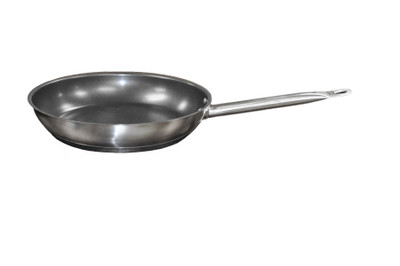 Thunder Group SLSFP4111 9.38" H Stainless Steel Welded Hollow Handle Fry Pan