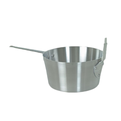 Thunder Group ALSF001 5.5 Qt. Aluminum Mirror Finish Fry Pot Fits Basket SLFB002