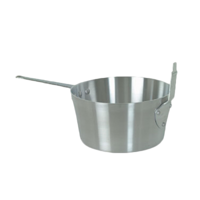 Thunder Group ALSF001 5.5 Qt. Aluminum Mirror Finish Fry Pot Fits Basket SLFB002