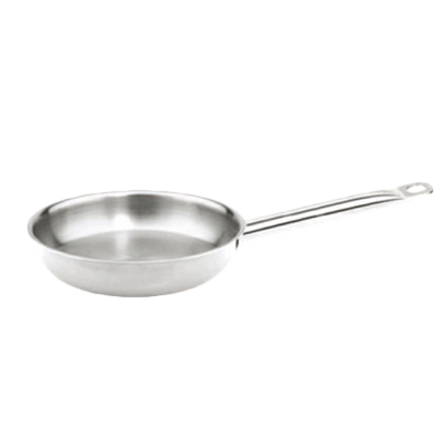 Thunder Group SLSFP014 14&quot; Dia. Stainless Steel Round Welded Handle Fry Pan