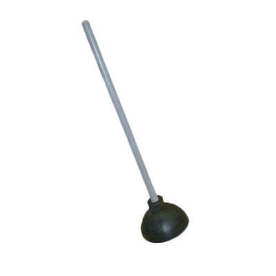 Thunder Group RYTP351A 21" Long Black Rubber Toilet Plunger