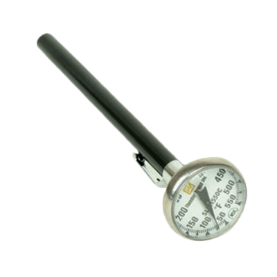Thunder Group SLTH550C 5" L Stainless Steel Dial Type Pocket Thermometer