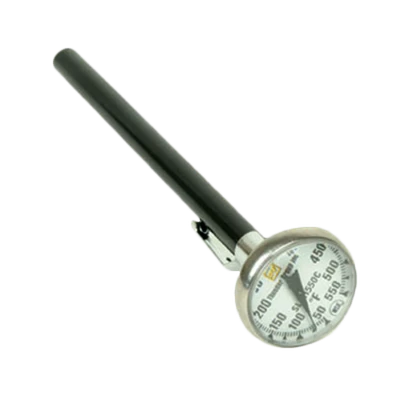 Thunder Group SLTH550C 5" L Stainless Steel Dial Type Pocket Thermometer
