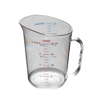 Thunder Group PLMC032CL 1 Qt. Plastic Measuring Cup