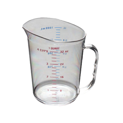 Thunder Group PLMC032CL 1 Qt. Plastic Measuring Cup