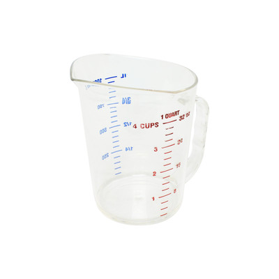 Thunder Group PLMC032CL 1 Qt. Plastic Measuring Cup