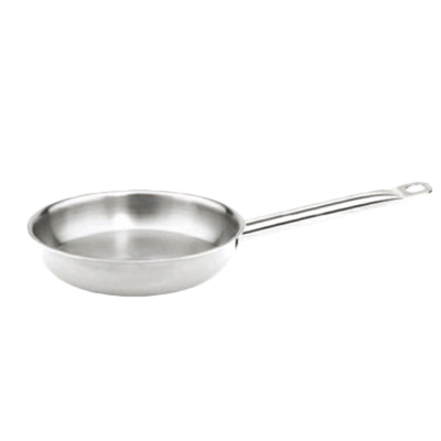 Thunder Group SLSFP008 8&quot; Dia. Stainless Steel Round Welded Handle Fry Pan