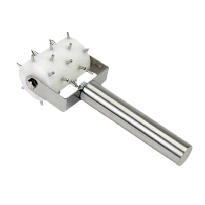 Thunder Group SLRD020 0.5-Size Plastic Barrel Stainless Steel Handle Roller Docker