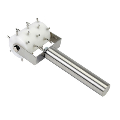 Thunder Group SLRD020 0.5-Size Plastic Barrel Stainless Steel Handle Roller Docker