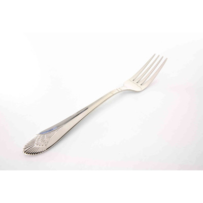 Thunder Group SLEL206 7.75" Long Stainless Steel Elizabeth Dinner Fork