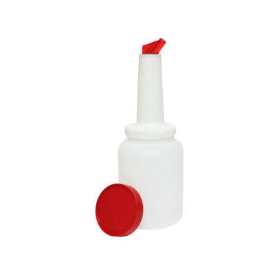 Thunder Group PLSNP02R 2 Qt. Red Plastic Storer and Pour