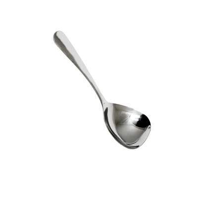 Thunder Group SLTTSP001 8.38" L Stainless Steel Non-Insulated Handle Serving Spoon