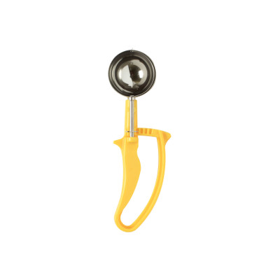 Thunder Group SLDS220G 1-5/8 Oz. Yellow Stainless Steel Plastic Handle Disher