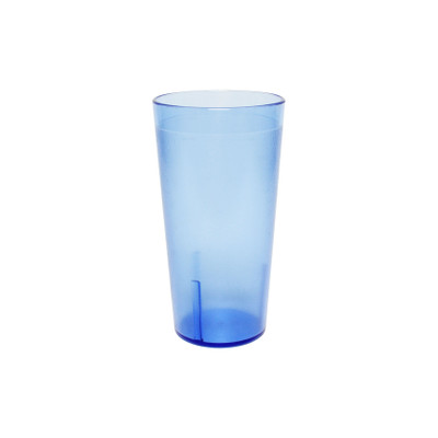 Thunder Group PLTHTB024B 24 Oz. Blue Plastic Textured Finish Tumbler