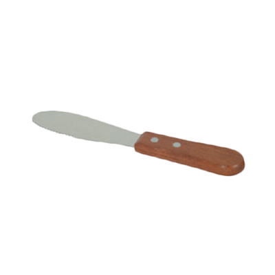 Thunder Group SLTWBS007 7.88" Stainless Steel Serrated Blade Sandwich Spreader