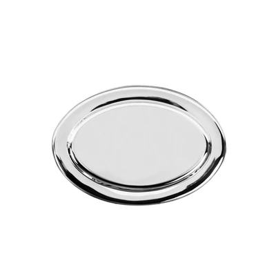 Thunder Group SLOP012 12" Stainless Steel Oval Serving Platter