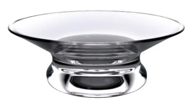 Thunder Group PLTHFT005C 5 Oz. Clear Polycarbonate 2" Tall Heavy Base Fruit Tray
