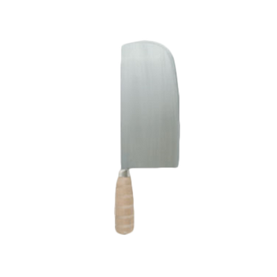 Thunder Group SLKF025 9" Cast Iron Blade Wood Handle Shanghai Ping knife