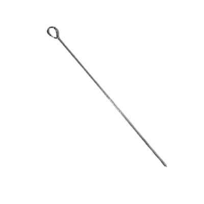 Thunder Group SLOK008 8" L Stainless Steel Skewer