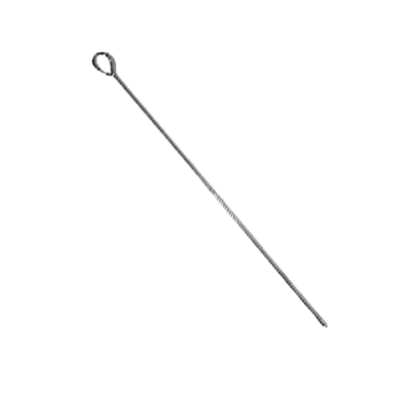 Thunder Group SLOK008 8" L Stainless Steel Skewer