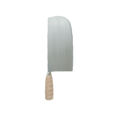 Thunder Group SLKF019 9" Cast Iron Blade Wood Handle Wan Woo Knife