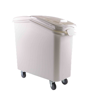 Thunder Group PLIB021C 21 Gal. White Polypropylene Ingredient Bin