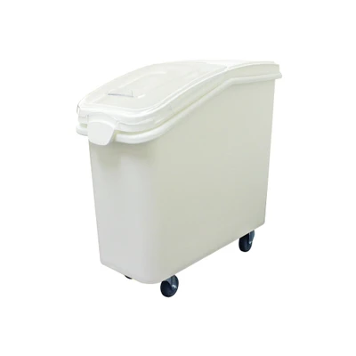 Thunder Group PLIB021C 21 Gal. White Polypropylene Ingredient Bin
