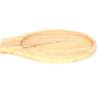 Thunder Group WDFJ001 Wood Oval Fajita Skillet Underliner